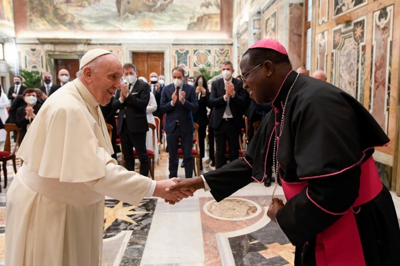 Pope Lauds Group’s ‘Clear and Urgent Goal’