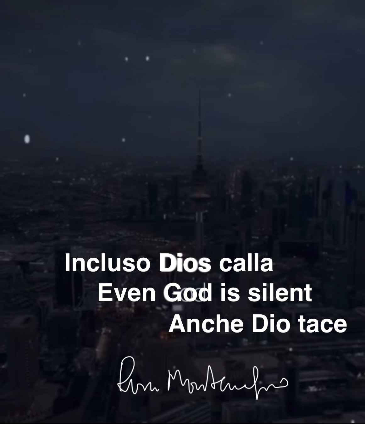 Incluso Dios calla