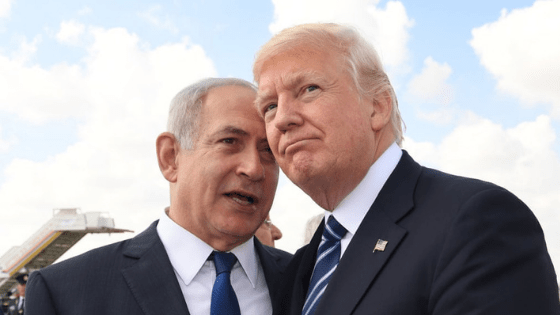 Netanyahu and Donald Trump