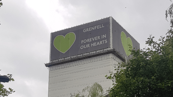 Grenfell Tower in 2021