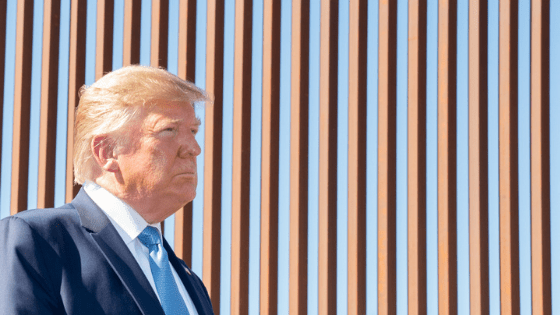 Donald Trump at the US-Mexico Border