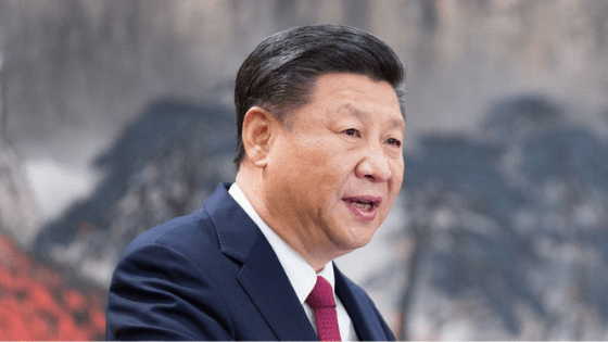 Xi Jinping Speaking at a Conference