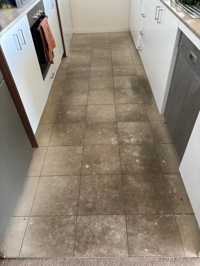 Before — kitchen tile and grout cleaning in Lyneham ACT