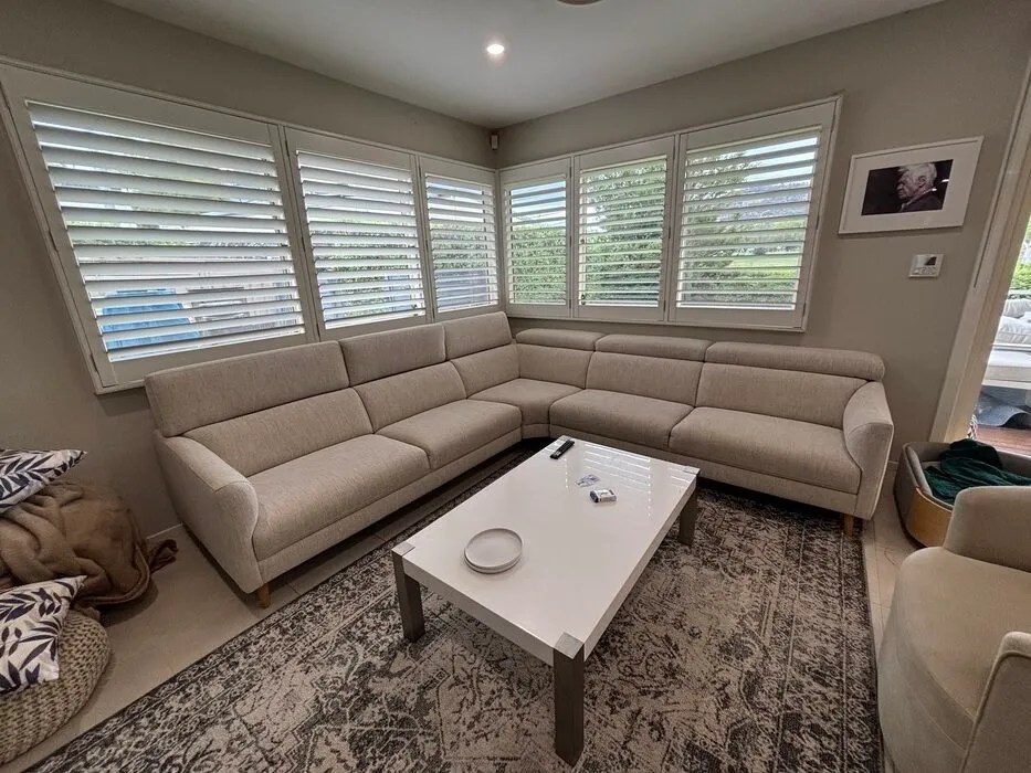Before — lounge and chair cleaning with fabric protection in Mawson ACT