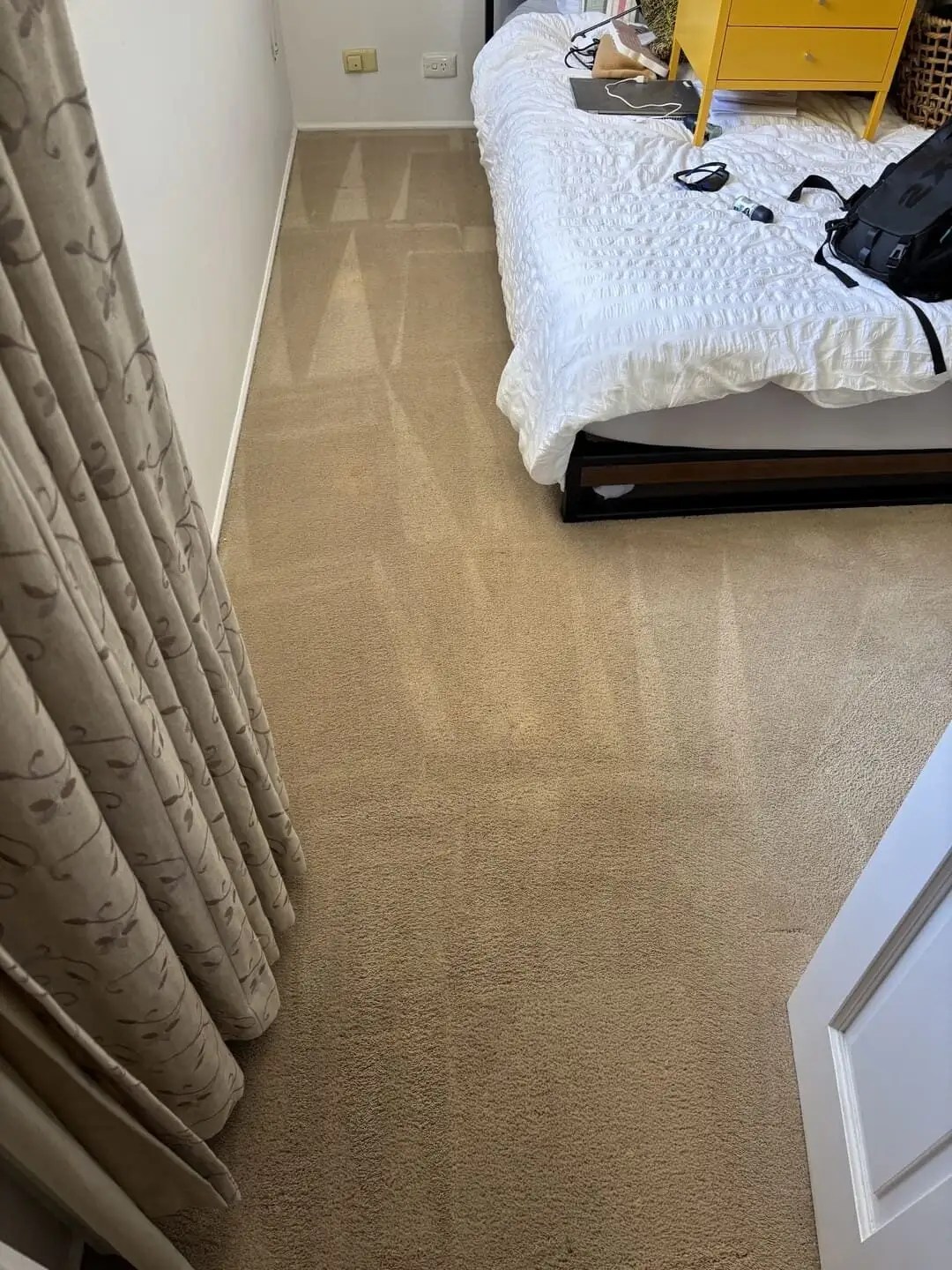 Whole-home carpet cleaning result in Monash ACT