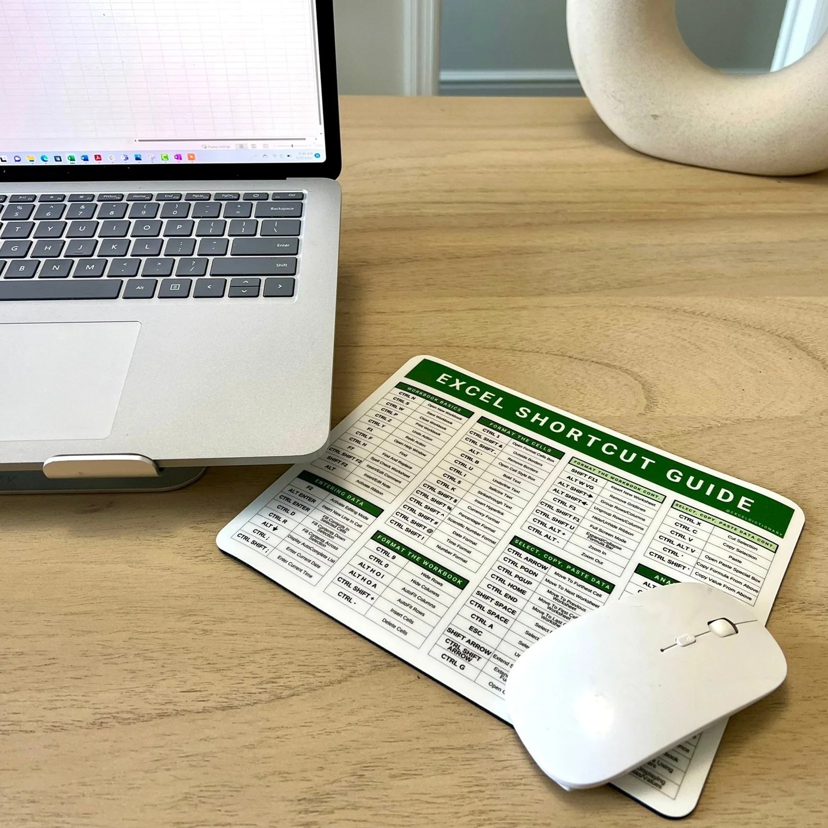 Excel Shortcut Mousepad Excel Dictionary