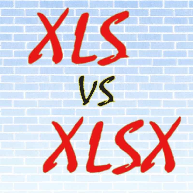📌 xls vs xlsx file format?