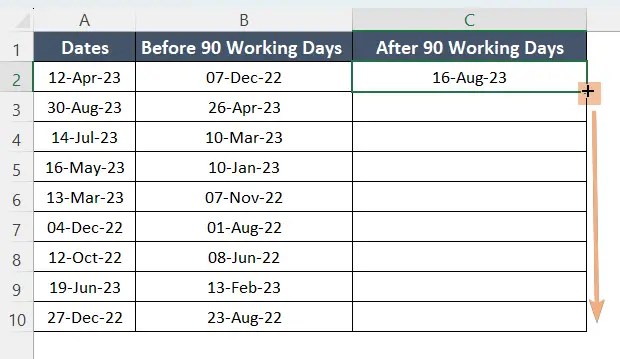 How to Calculate 90 Days Before/After a Specific Date in Excel (15) How to Calculate 90 Days Before/After a Specific Date in Excel (15)