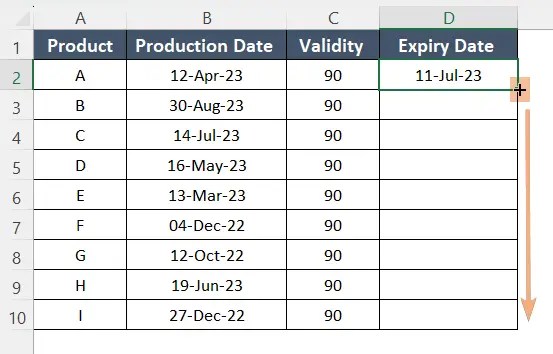 How to Calculate 90 Days Before/After a Specific Date in Excel (7) How to Calculate 90 Days Before/After a Specific Date in Excel (7)