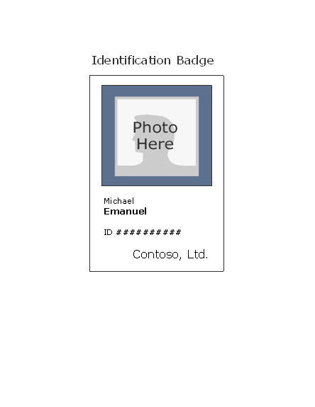 Download Employee Id Badge Portrait