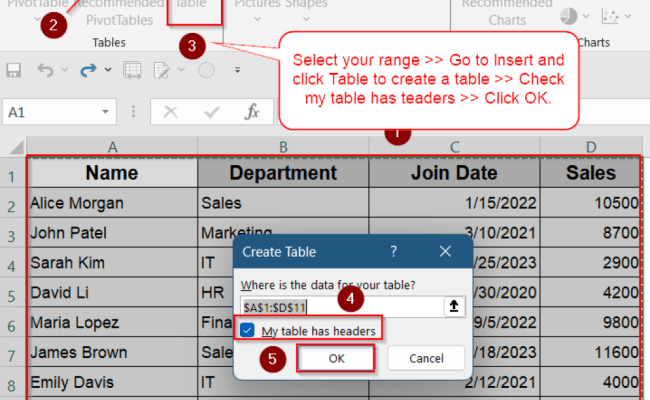 How To Create A Database In Excel That Updates Automatically - Excel ...