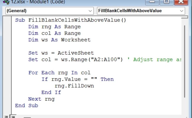 How To Fill Blank Cells With Value Above In Excel (4 Easy Tricks ...