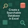 How To Create A Searchable Database In Excel (4 Easy Ways) - Excel Insider