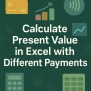 How To Calculate Present Value In Excel With Different Payments - Excel ...