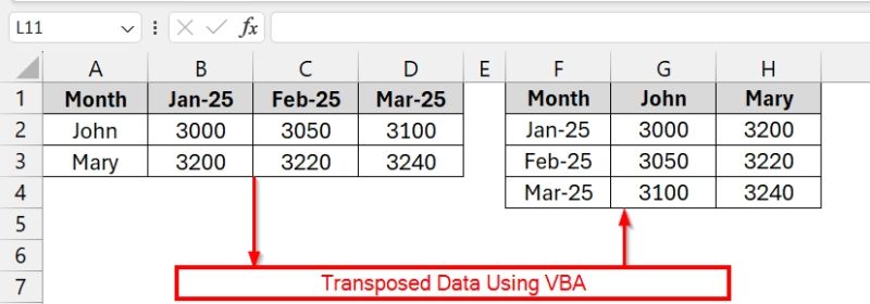 How To Transpose An Array With Vba In Excel 3 Examples Excel Insider - Best Minimal Textures in HD