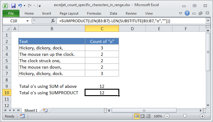 You may need to know how many times the word appears in a cell, a column, . Excel Formula Count Specific Characters In A Range Exceljet