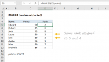 Una guía completa para principiantes para aprender excel 2019 paso a paso de la a a la z(libro en espanol/excel 2019 spanish book . How To Use The Excel Rank Function Exceljet