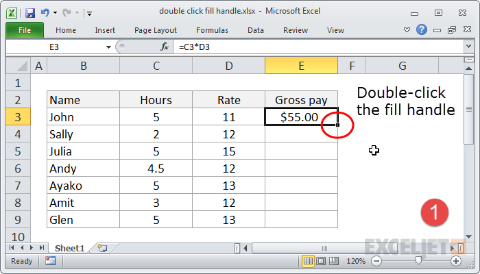 When you insert rows (or columns) at the end of a formula range the formulas (by default) will be expanded automatically. 29 Ways To Save Time With Excel Formulas Exceljet