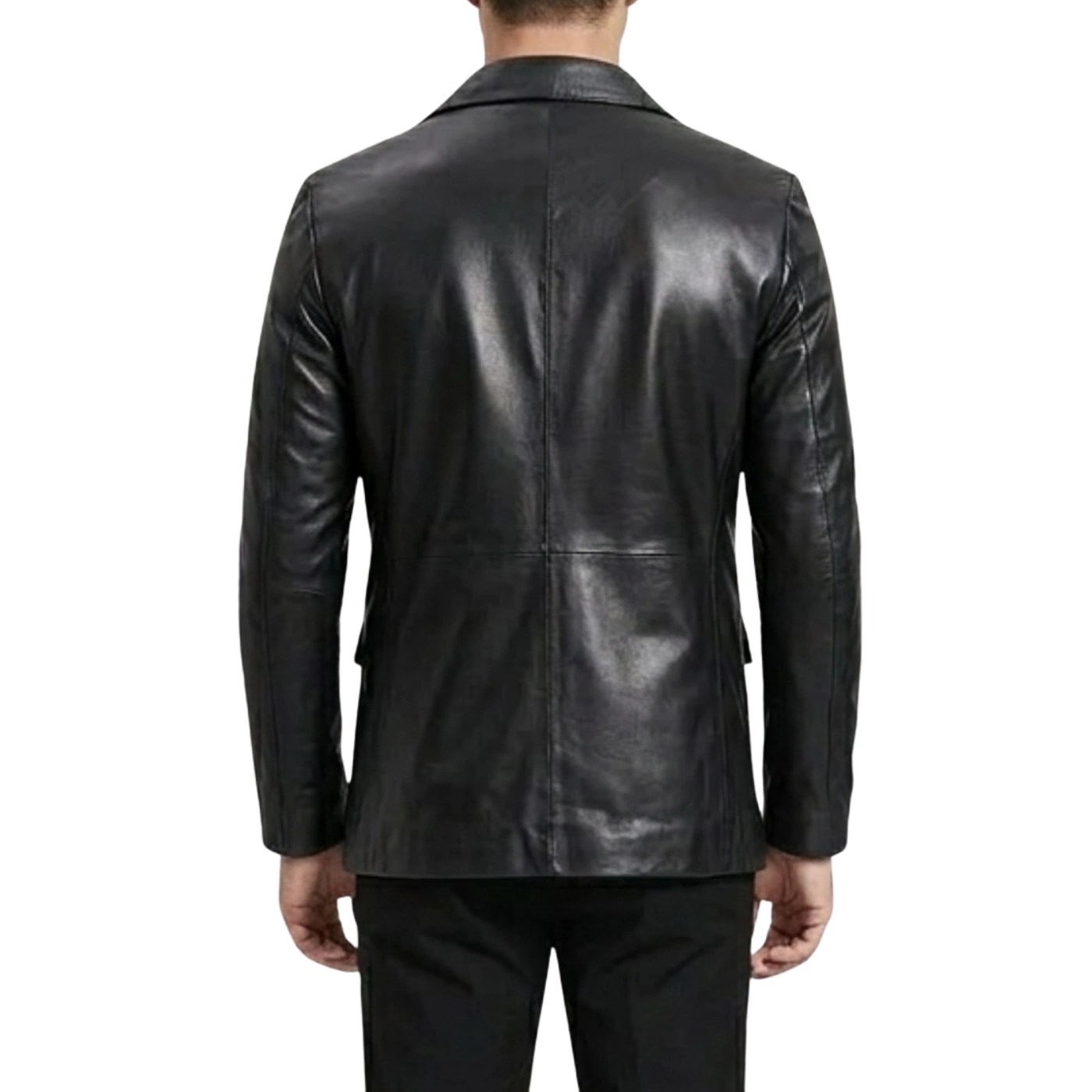 mens-black-slim-fit-sheepskin-leather-blazer
