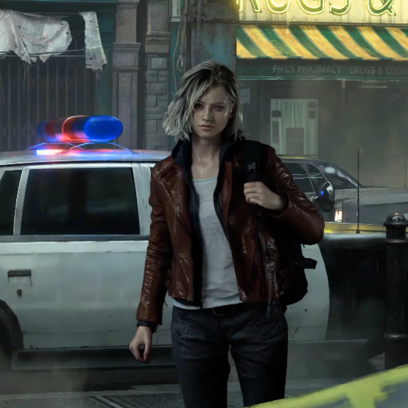クレアスキン Grace Ashcroft Resident Evil 9 Requiem Leather Jacket