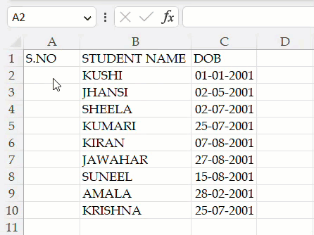 Use SUBTOTAL Function