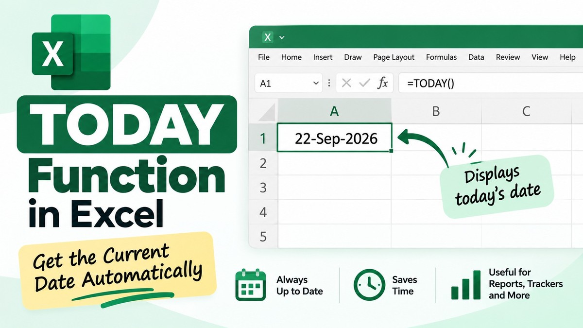 TODAY function in Excel