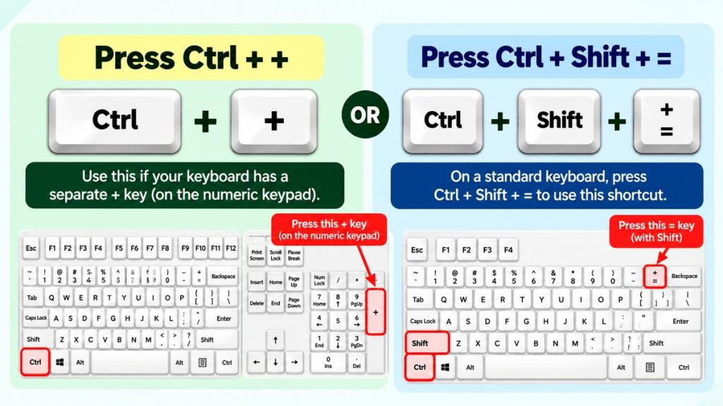 Keyboard Shortcut to Insert Rows and Columns in Excel Two Keyboard Methods