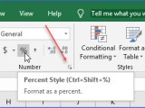 Ctrl Shift 5 Format With Percentage Excelnotes
