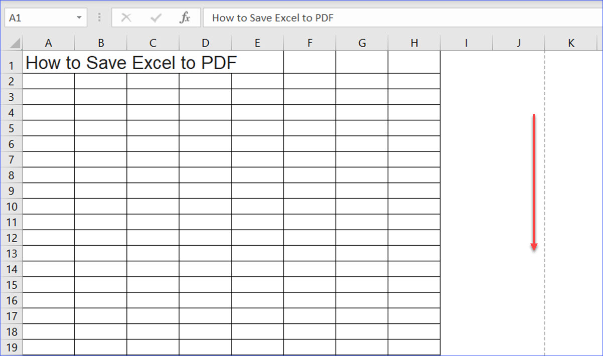 How to save excel to pdf