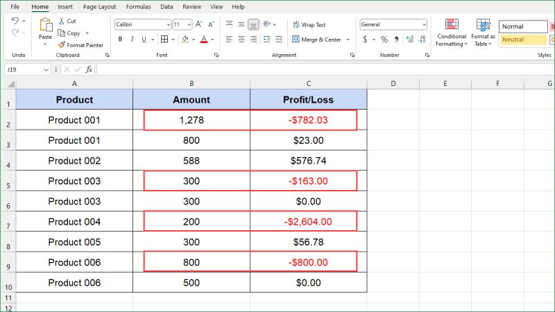 How To Sum Negative Numbers In Excel - Design Talk