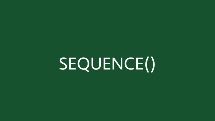 How to identify missing numbers sequence in excel? Sequence Function In Excel Excel Off The Grid