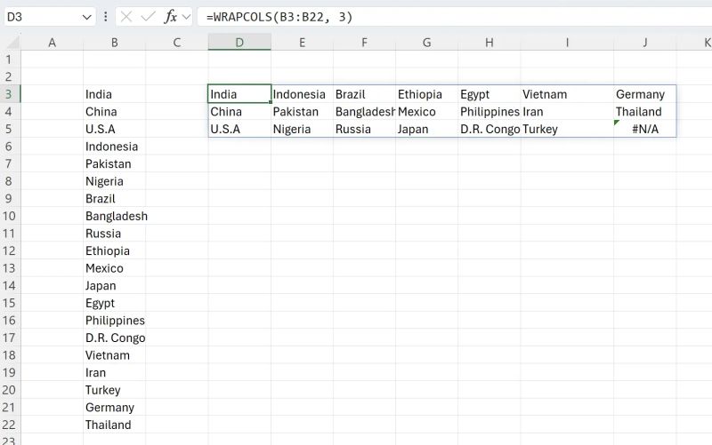 Excel Wrapcols Function Tutorial Excel Road Map - City Wallpaper Collection - 4K Quality