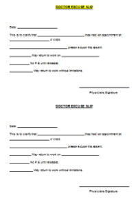 50 fake doctors note templates for school work 2019 excelshe