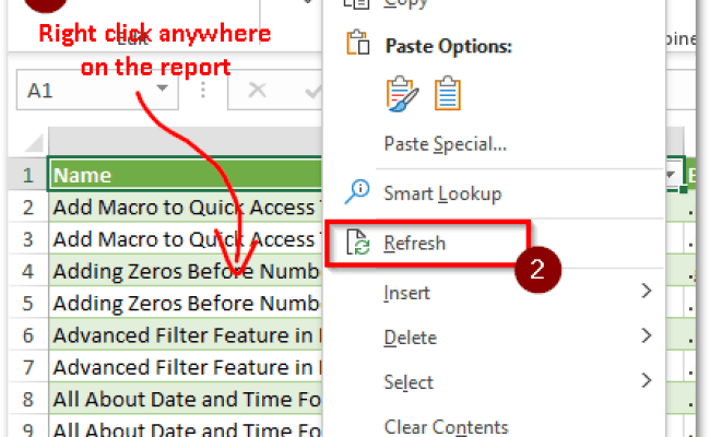 41 How To Refresh Queries In Excel Power Query Otosection
