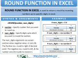 Round Function In Excel Normal Rounding In Excel Excel Unlocked