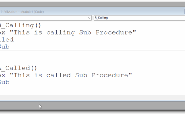 Complete Tutorial - Sub Procedure In VBA - Excel Unlocked
