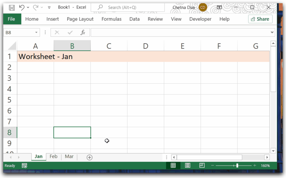 Copy worksheet using vba