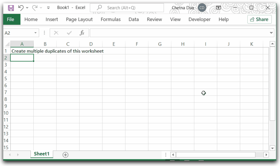 Copy worksheet using vba