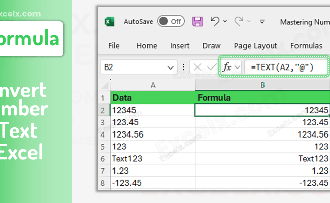 Convert Number To Text In Excel: Formula, Methods & Pro Tips | Excelx.com