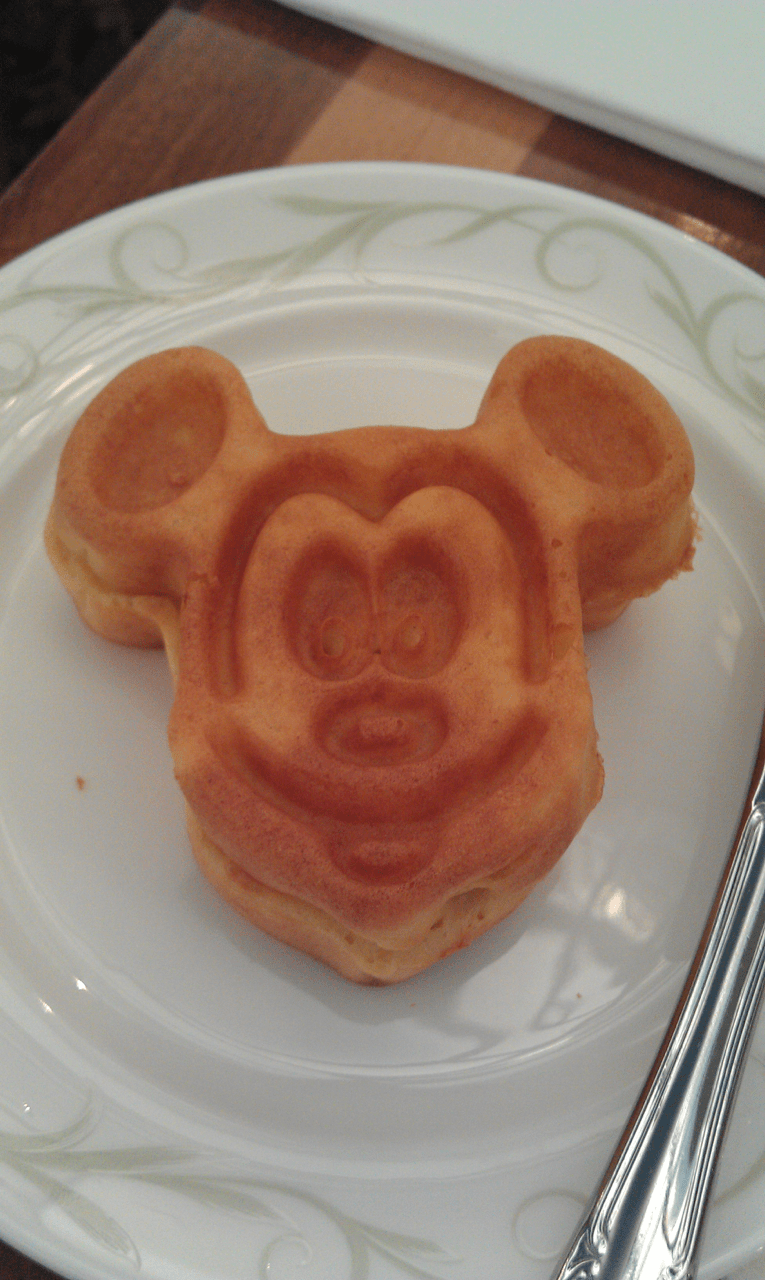 Mickey Mouse Waffles