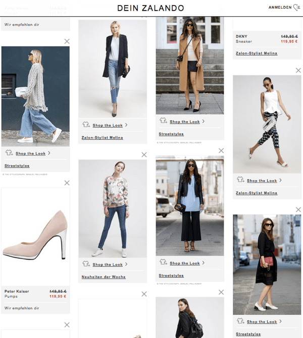 Dein Zalando: Wie Zalando Streetstyles und Zalon-Stylisten integriert –  Exciting Commerce