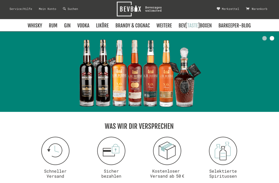 Flaschenpost startet Bevbox als Ableger für Spirituosen – Exciting Commerce