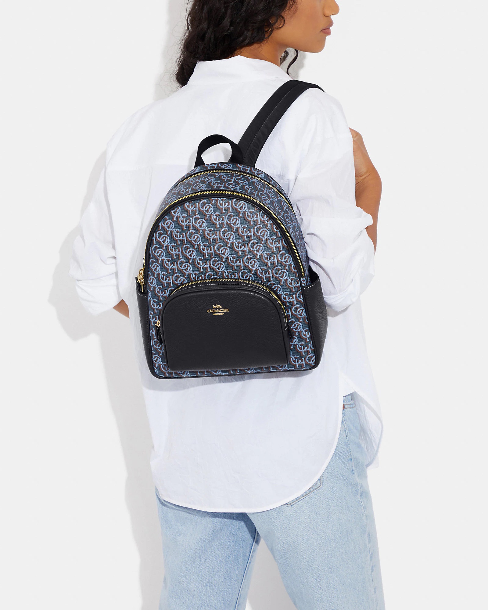 coach backpack monogram