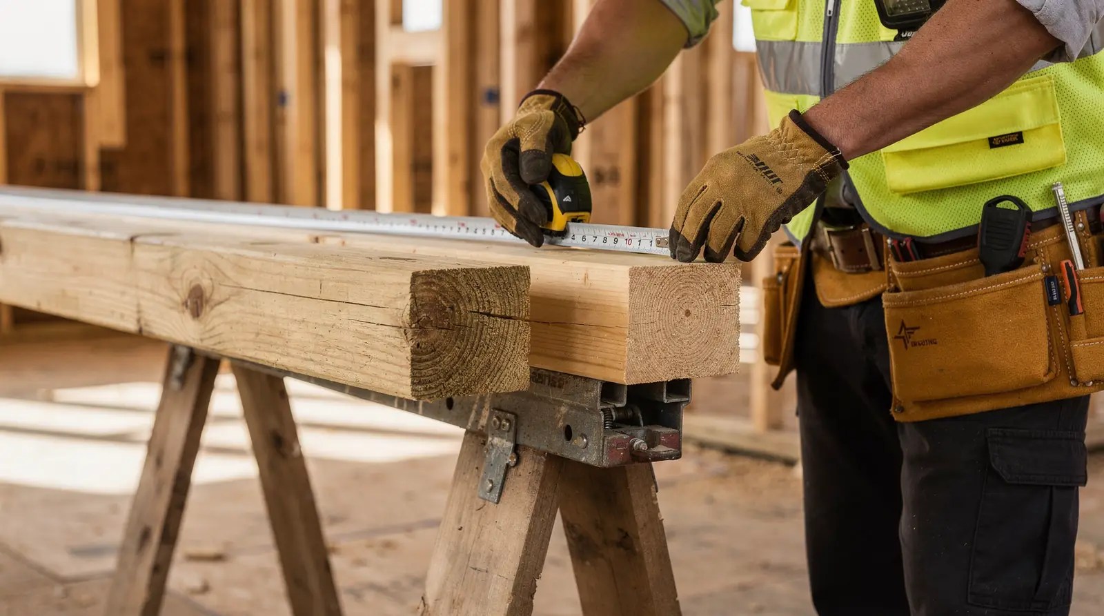 Allowable spans are standardized for both dimensional lumber sizes and engineered I-joists, giving builders
