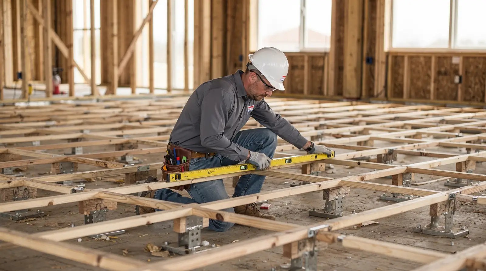 Selecting the right size and type of floor framing member requires correlating span, spacing