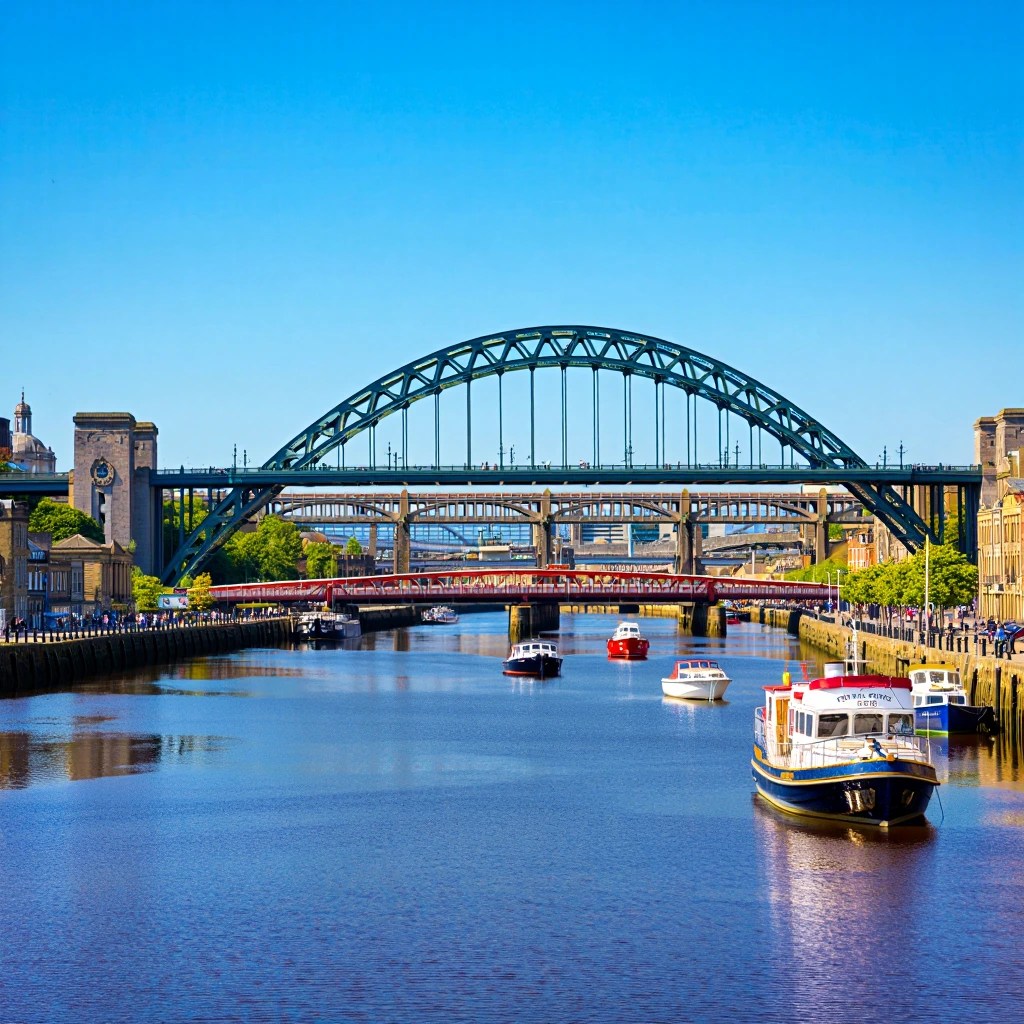 Luxury chauffeur service in Newcastle city center