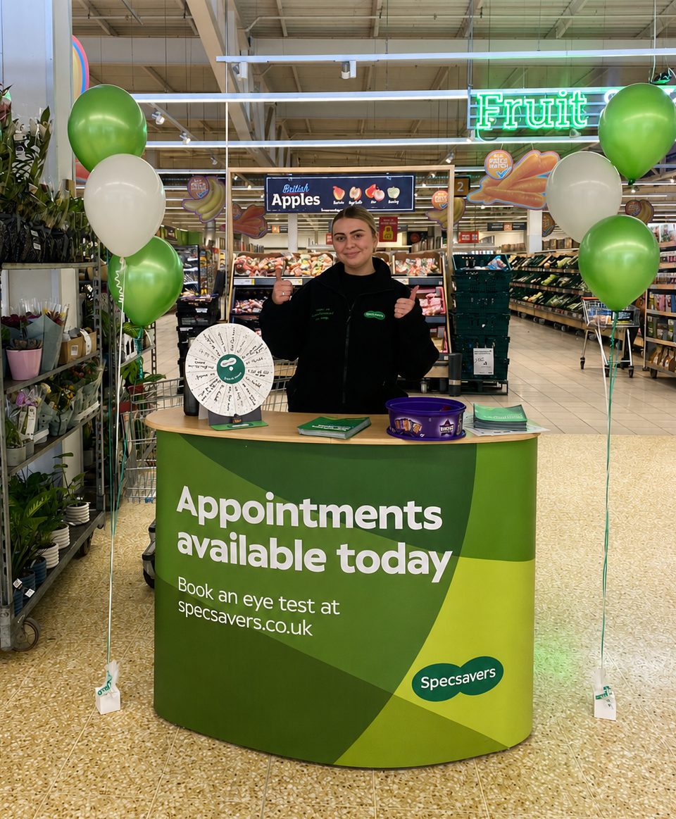 Event staffing agency campaign for Specsavers concierge