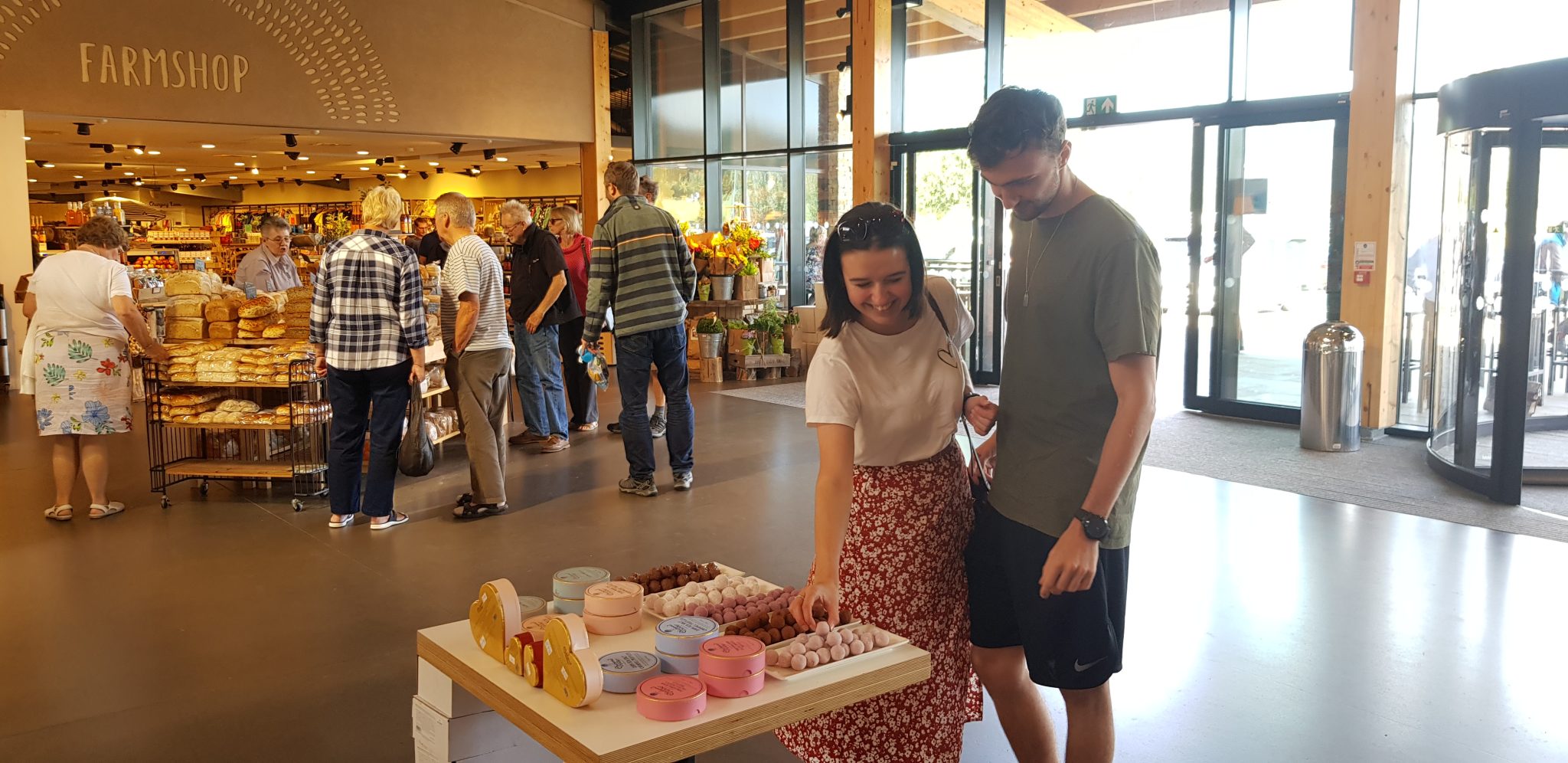 Mystery shoppers visiting a retail location