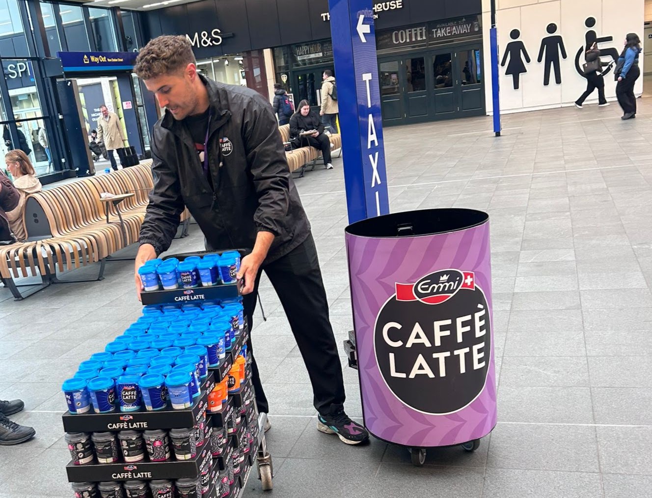 Emmi Caffe Latte | Leeds Train Station Sampling | Executional