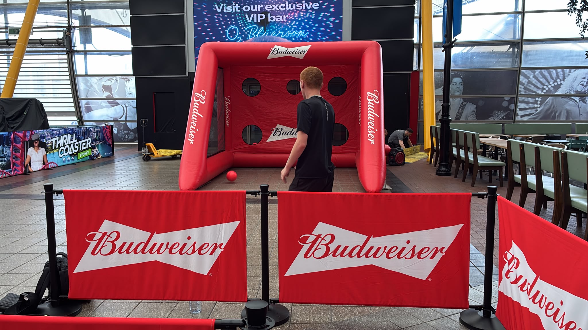 Budweiser | The O2 Arena | WWE Inflatable Kicking Game | Executional Event Staffing